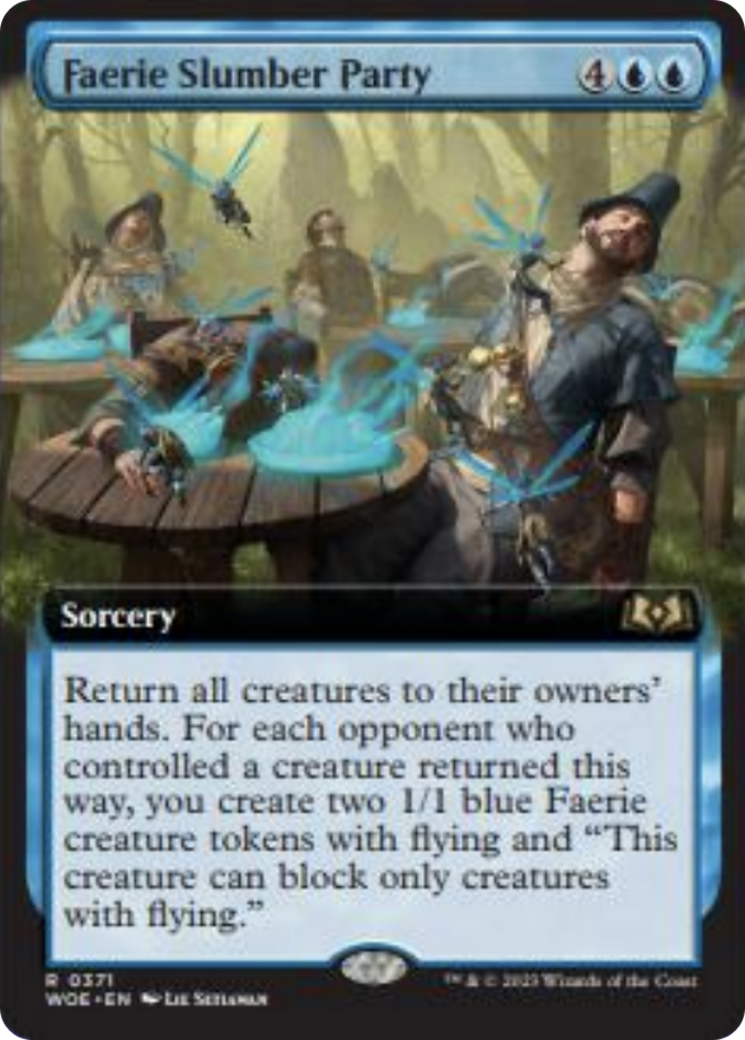 Faerie Slumber Party (Extended Art) [Wilds of Eldraine] | Local Legends