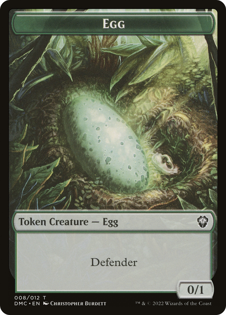 Treasure // Egg Double-Sided Token [Secret Lair Drop Series] | Local Legends