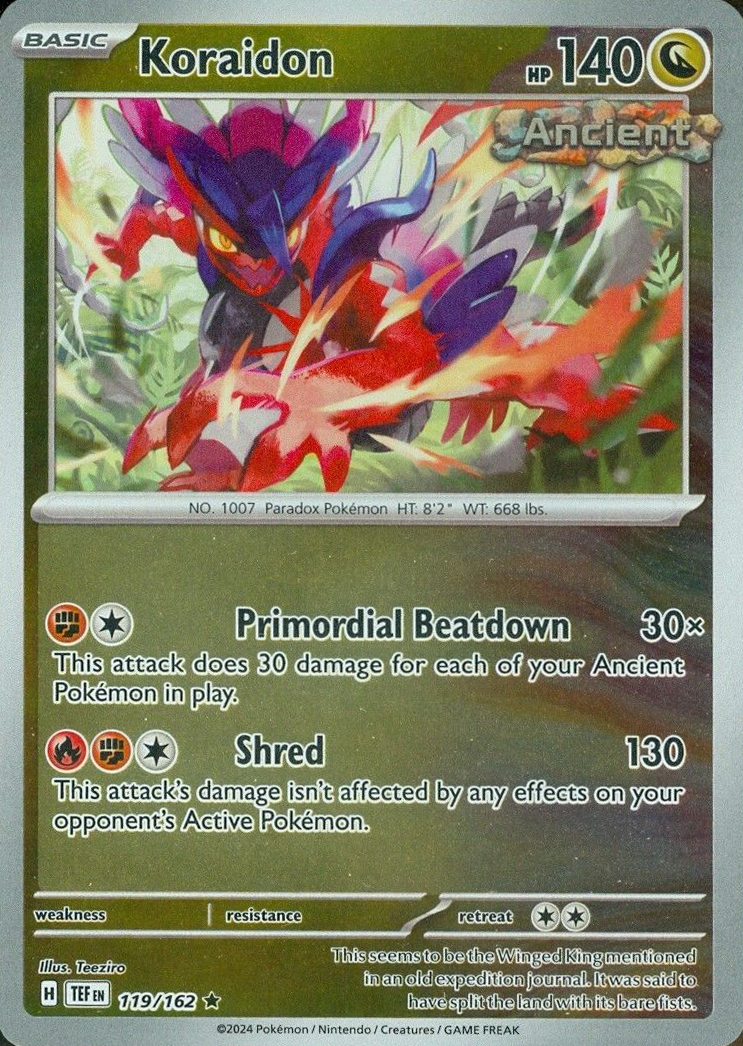 Koraidon (119/162) [Scarlet & Violet: Temporal Forces] | Golgari Games