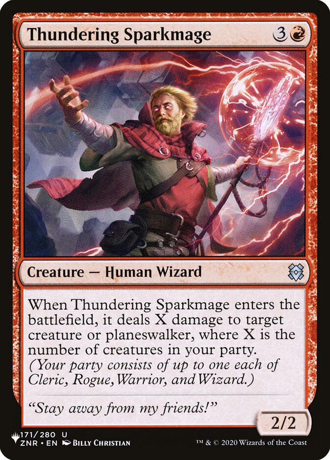 Thundering Sparkmage [The List] | Local Legends