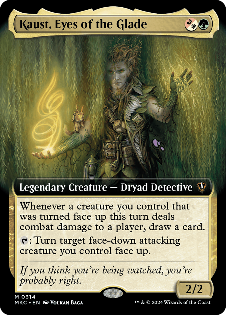 Kaust, Eyes of the Glade (Extended Art) [Murders at Karlov Manor Commander] | Local Legends