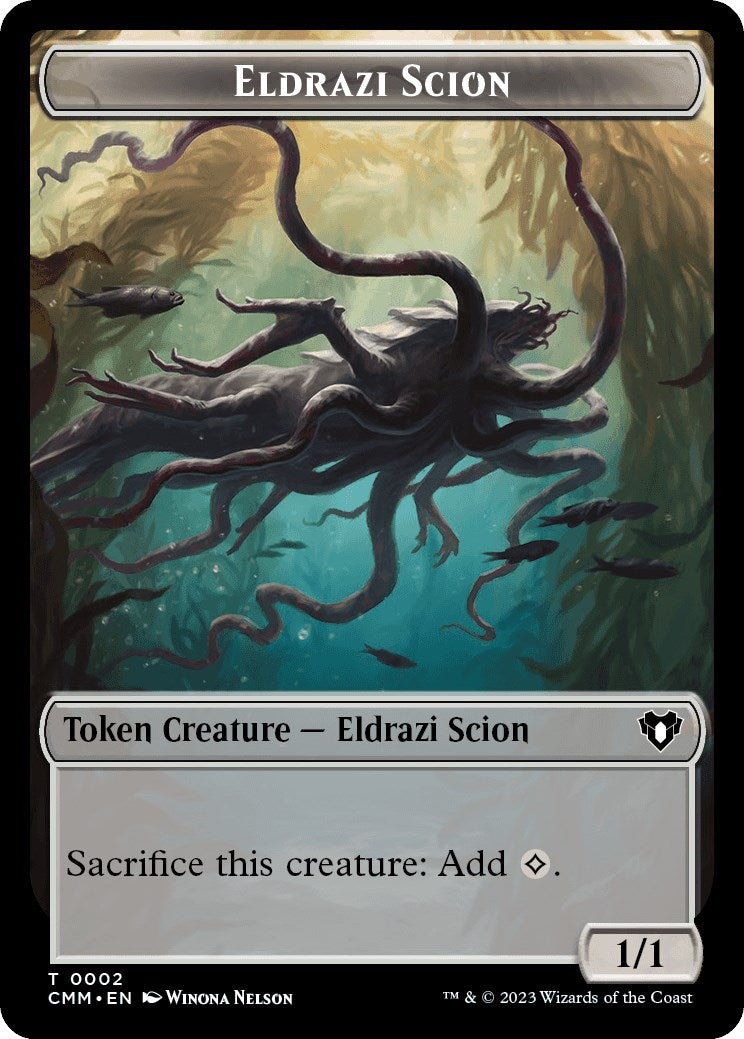 Eldrazi Scion // Satyr Double-Sided Token [Commander Masters Tokens] | Local Legends