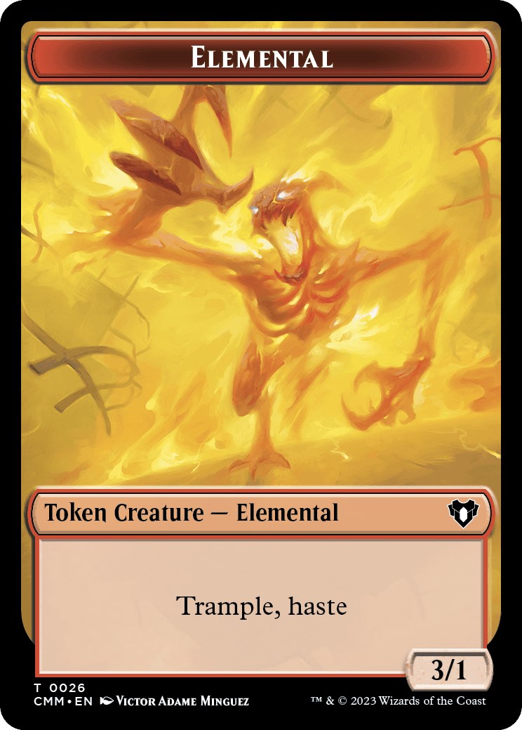 Elemental (0026) // Ogre Double-Sided Token [Commander Masters Tokens] | Local Legends