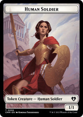 Human Soldier // Drake Double-Sided Token [Commander Masters Tokens] | Local Legends