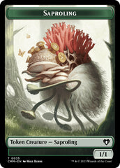 Saproling // Myr Double-Sided Token [Commander Masters Tokens] | Local Legends