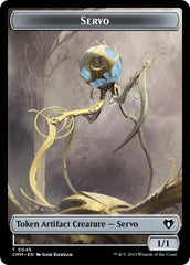 Servo // Myr Double-Sided Token [Commander Masters Tokens] | Local Legends