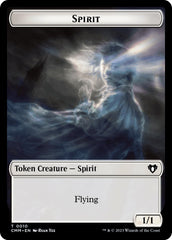 Spirit (0010) // Satyr Double-Sided Token [Commander Masters Tokens] | Local Legends