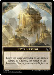 City's Blessing // Myr Double-Sided Token [Commander Masters Tokens] | Local Legends