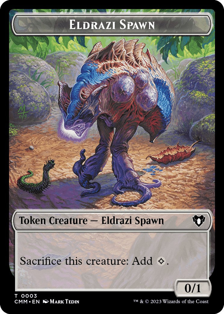 Eldrazi Spawn // Thrull Double-Sided Token [Commander Masters Tokens] | Local Legends