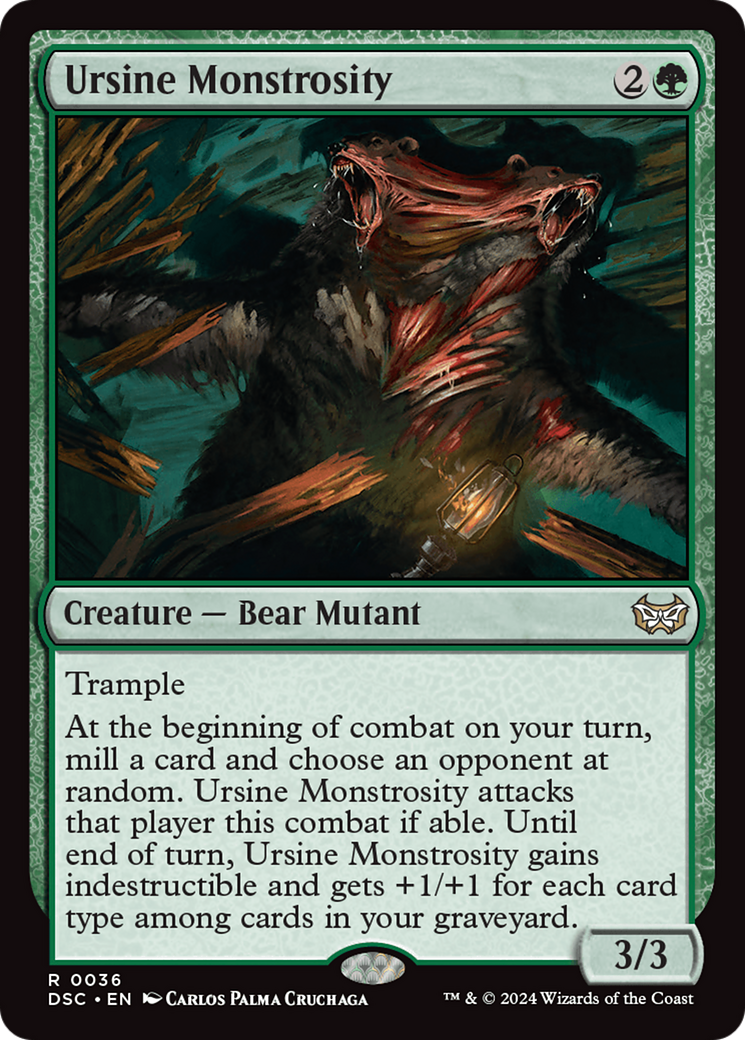 Ursine Monstrosity [Duskmourn: House of Horror Commander] | Local Legends