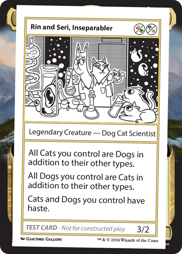 Rin and Seri, Inseparabler [Mystery Booster 2 Playtest Cards] | Local Legends