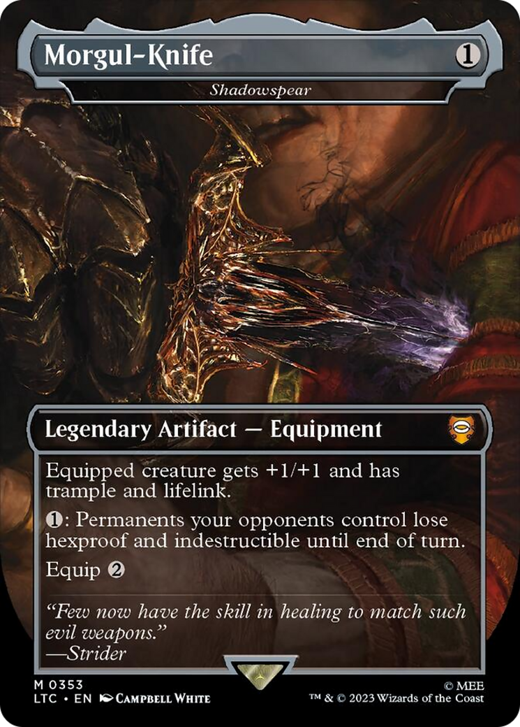Morgul-Knife - Shadowspear [The Lord of the Rings: Tales of Middle-Earth Commander] | Local Legends