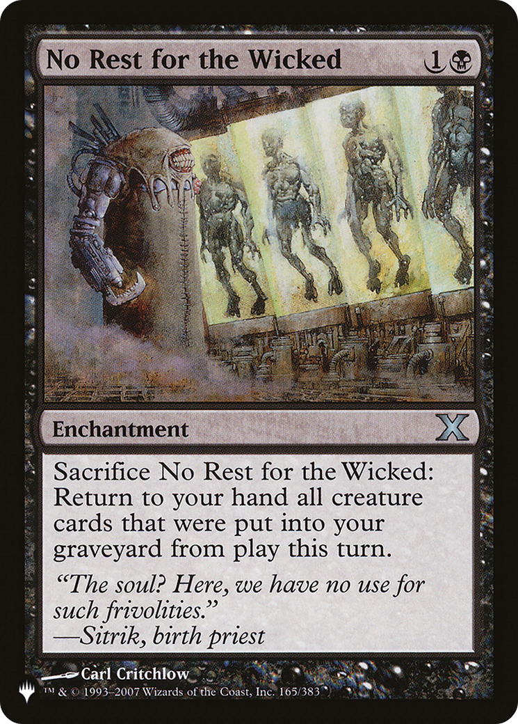 No Rest for the Wicked [The List] | Local Legends