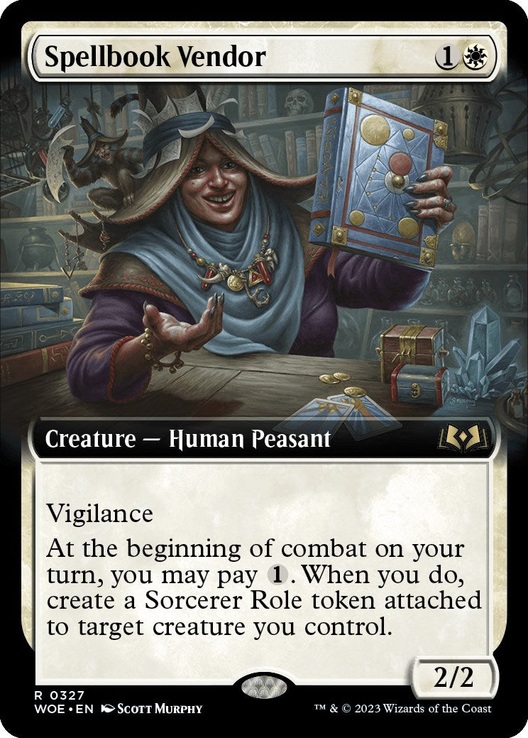 Spellbook Vendor (Extended Art) | Local Legends