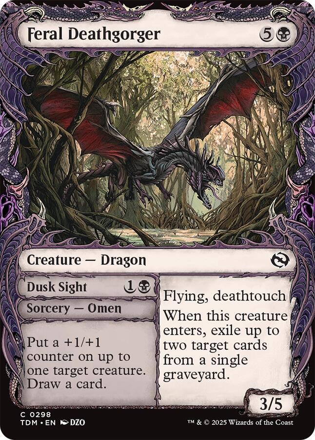 Feral Deathgorger (Showcase) [Tarkir: Dragonstorm] | Local Legends