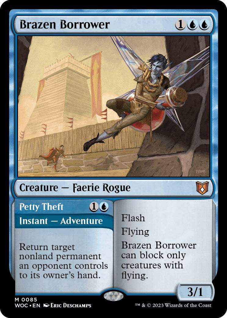 Brazen Borrower // Petty Theft [Wilds of Eldraine Commander] | Local Legends