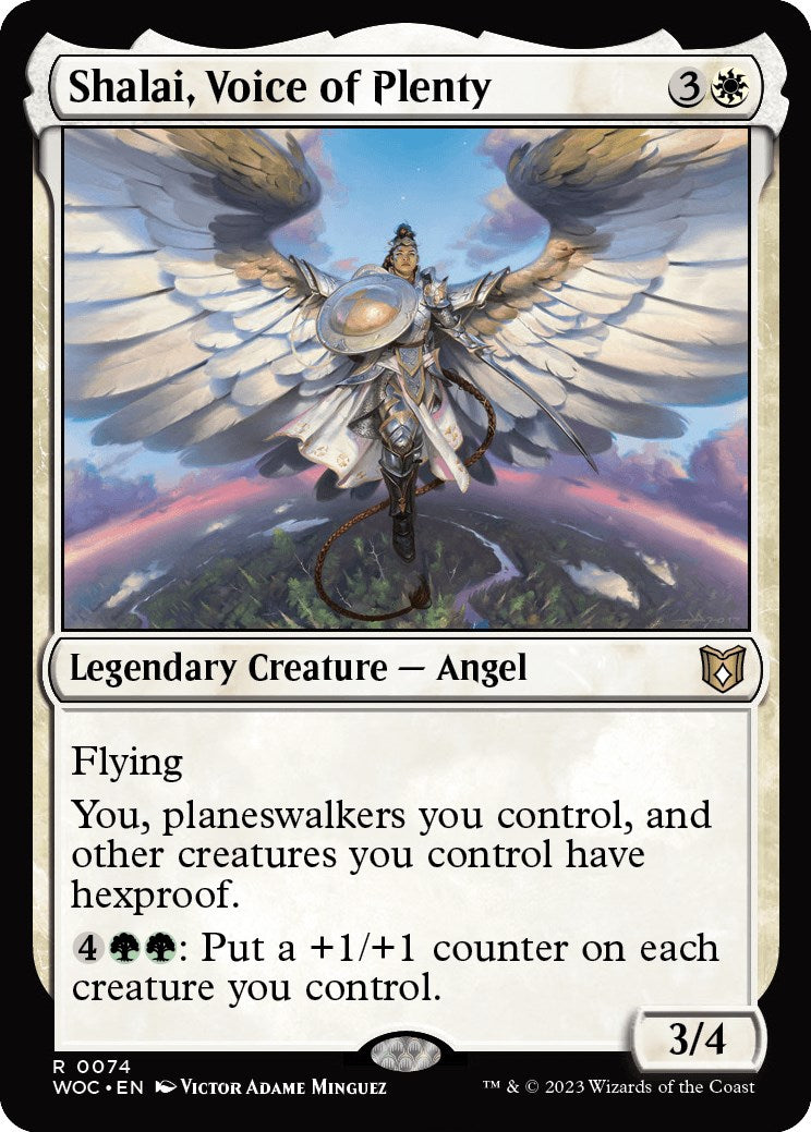 Shalai, Voice of Plenty [Wilds of Eldraine Commander] | Local Legends