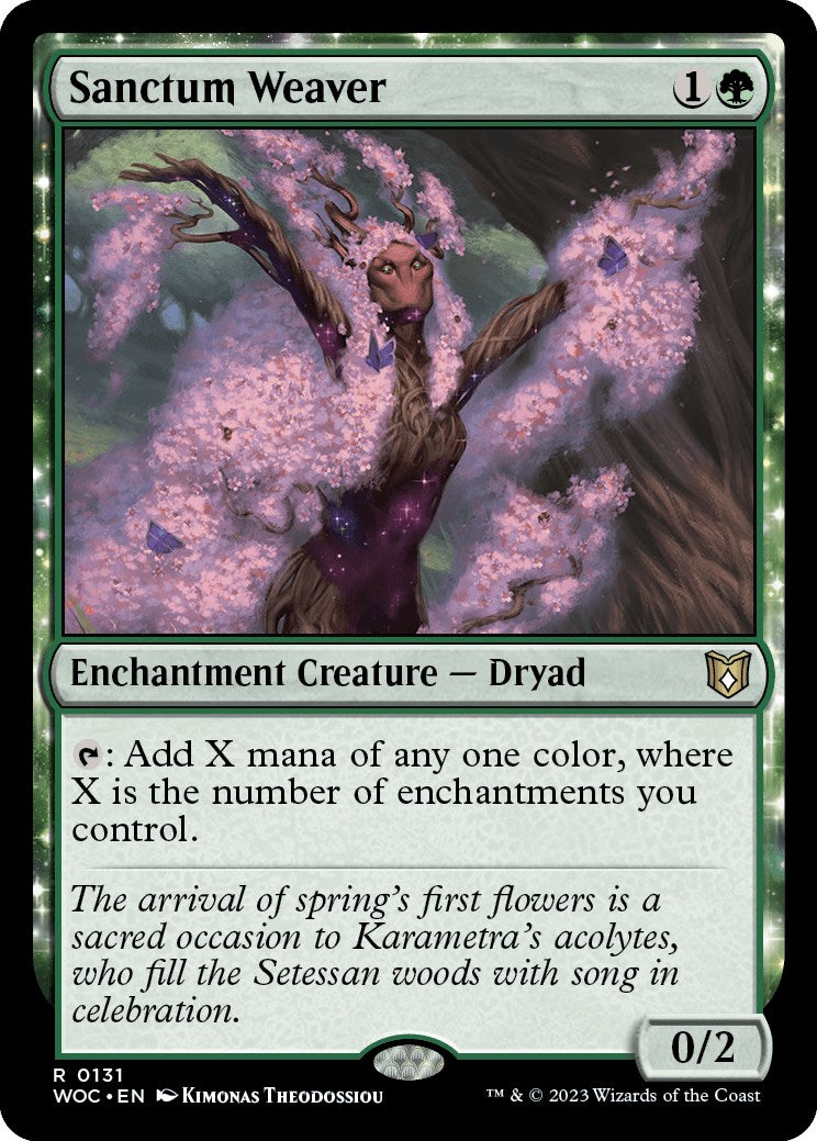 Sanctum Weaver [Wilds of Eldraine Commander] | Local Legends