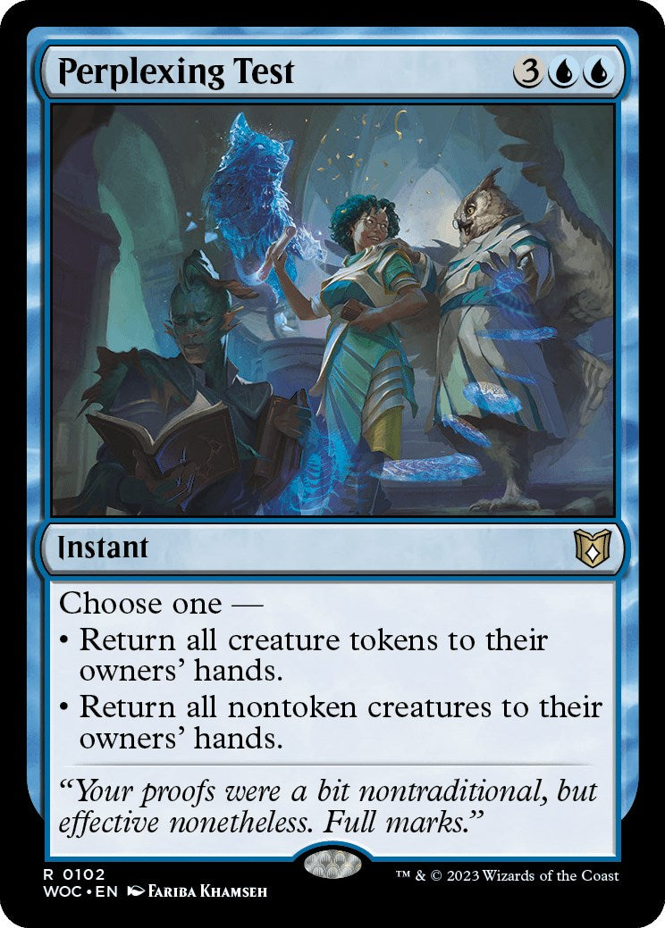 Perplexing Test [Wilds of Eldraine Commander] | Local Legends