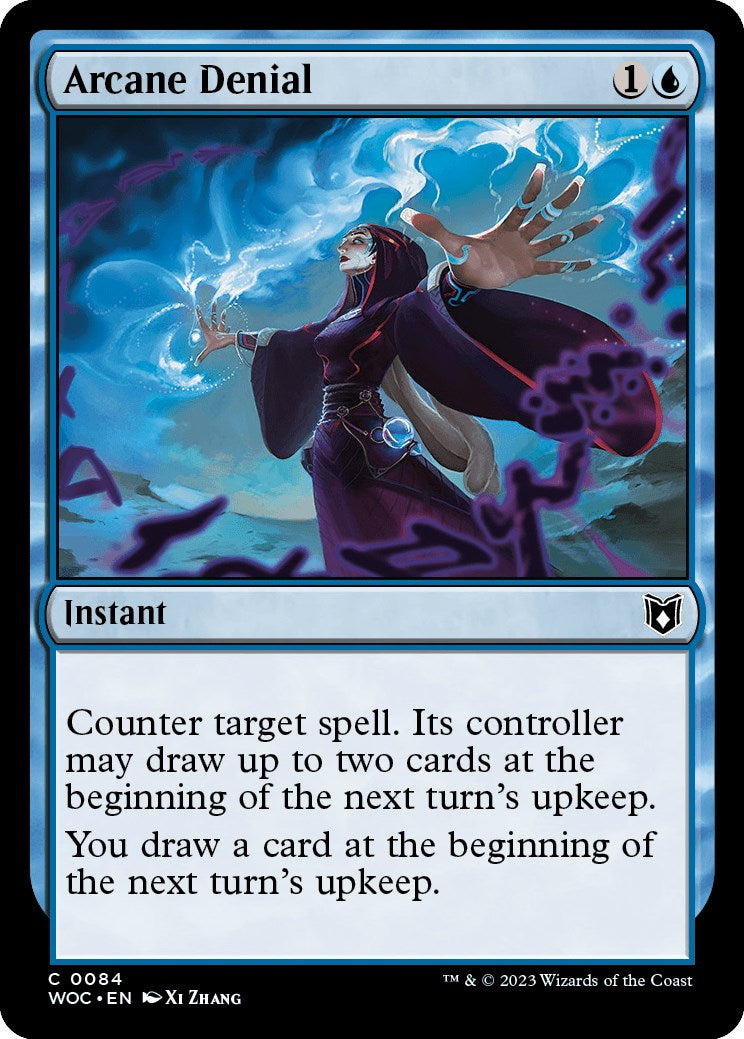Arcane Denial [Wilds of Eldraine Commander] | Local Legends