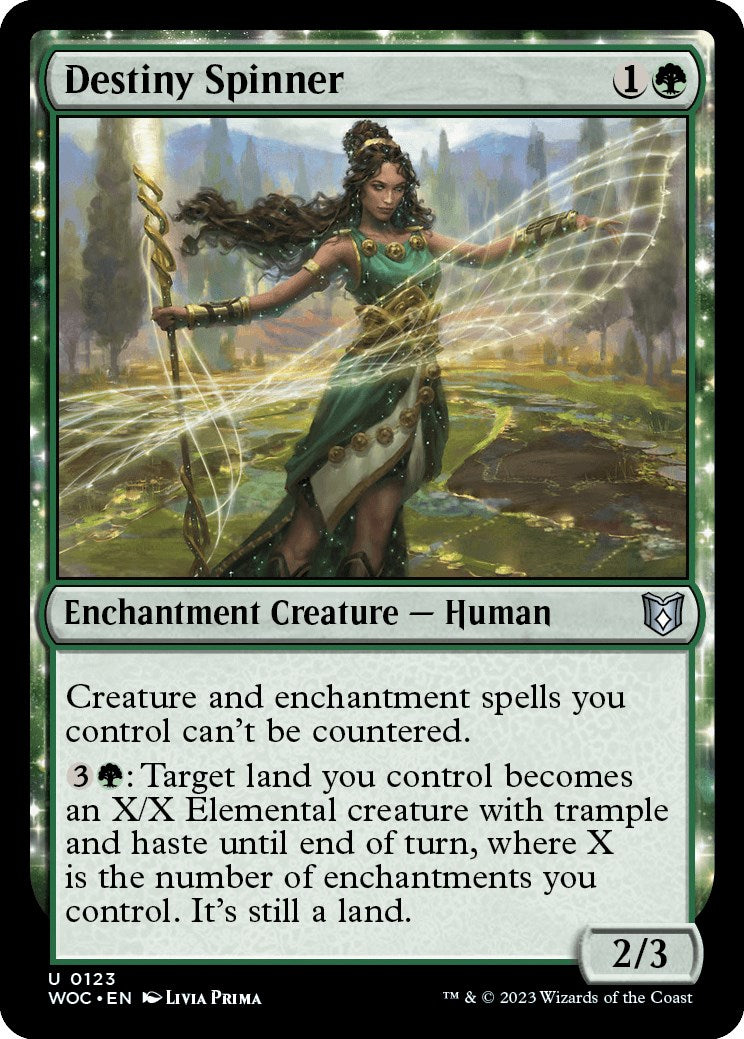 Destiny Spinner [Wilds of Eldraine Commander] | Local Legends