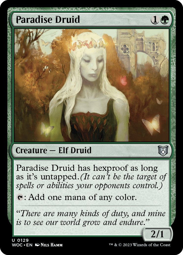 Paradise Druid [Wilds of Eldraine Commander] | Local Legends
