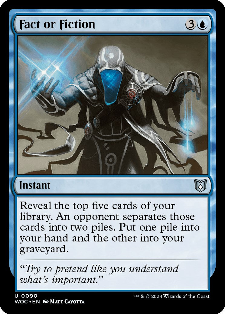 Fact or Fiction [Wilds of Eldraine Commander] | Local Legends