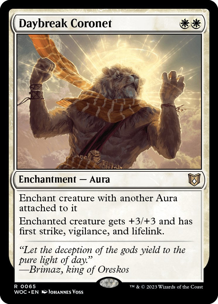Daybreak Coronet [Wilds of Eldraine Commander] | Local Legends