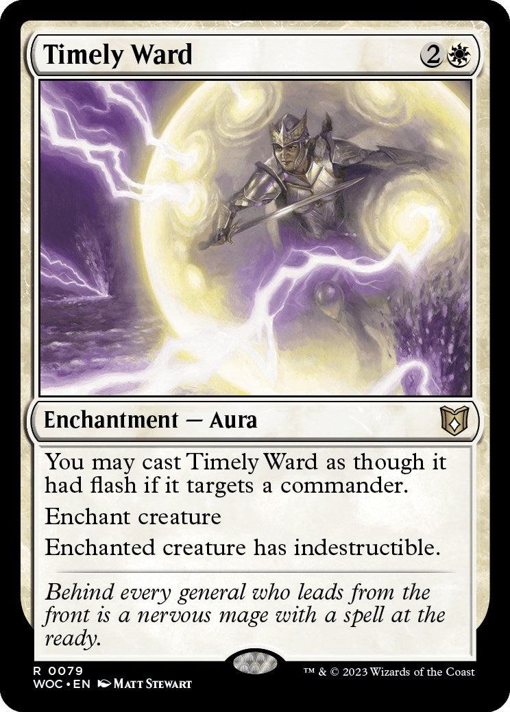 Timely Ward [Wilds of Eldraine Commander] | Local Legends