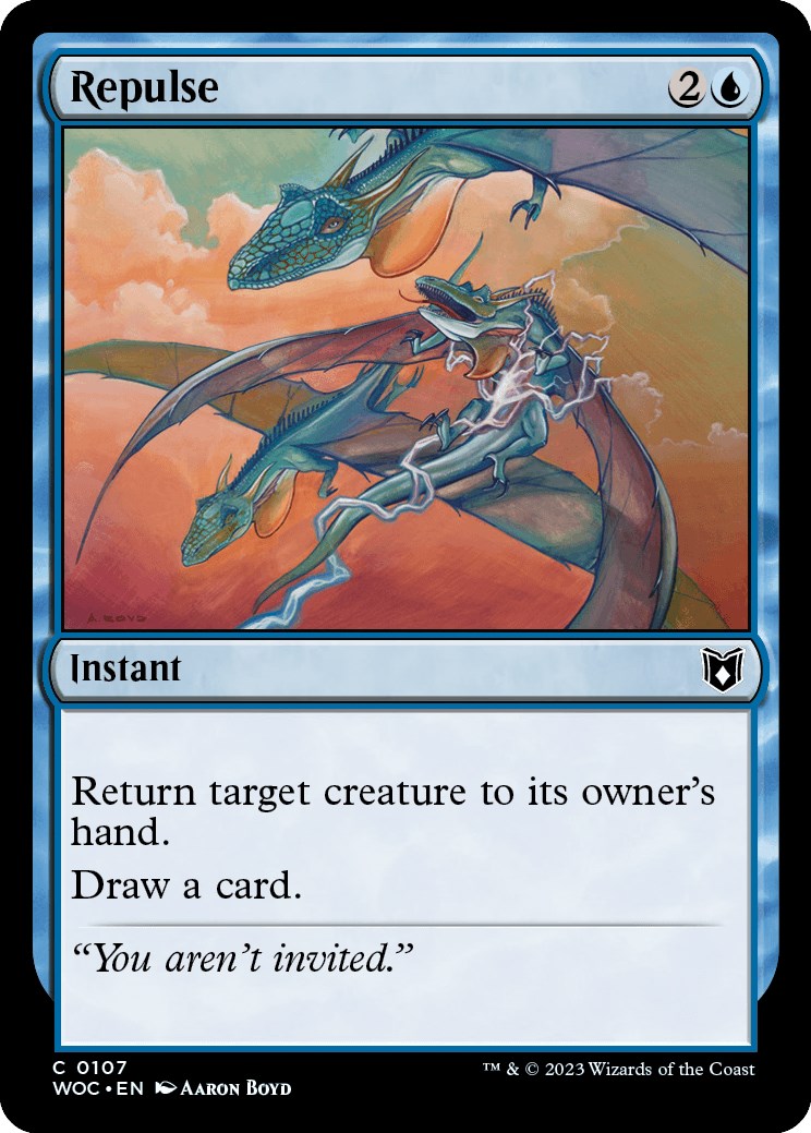 Repulse [Wilds of Eldraine Commander] | Local Legends