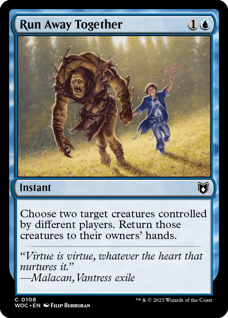 Run Away Together [Wilds of Eldraine Commander] | Local Legends