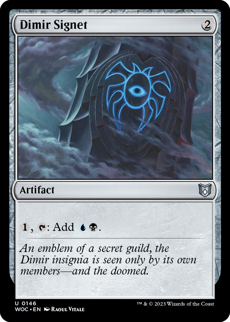 Dimir Signet [Wilds of Eldraine Commander] | Local Legends