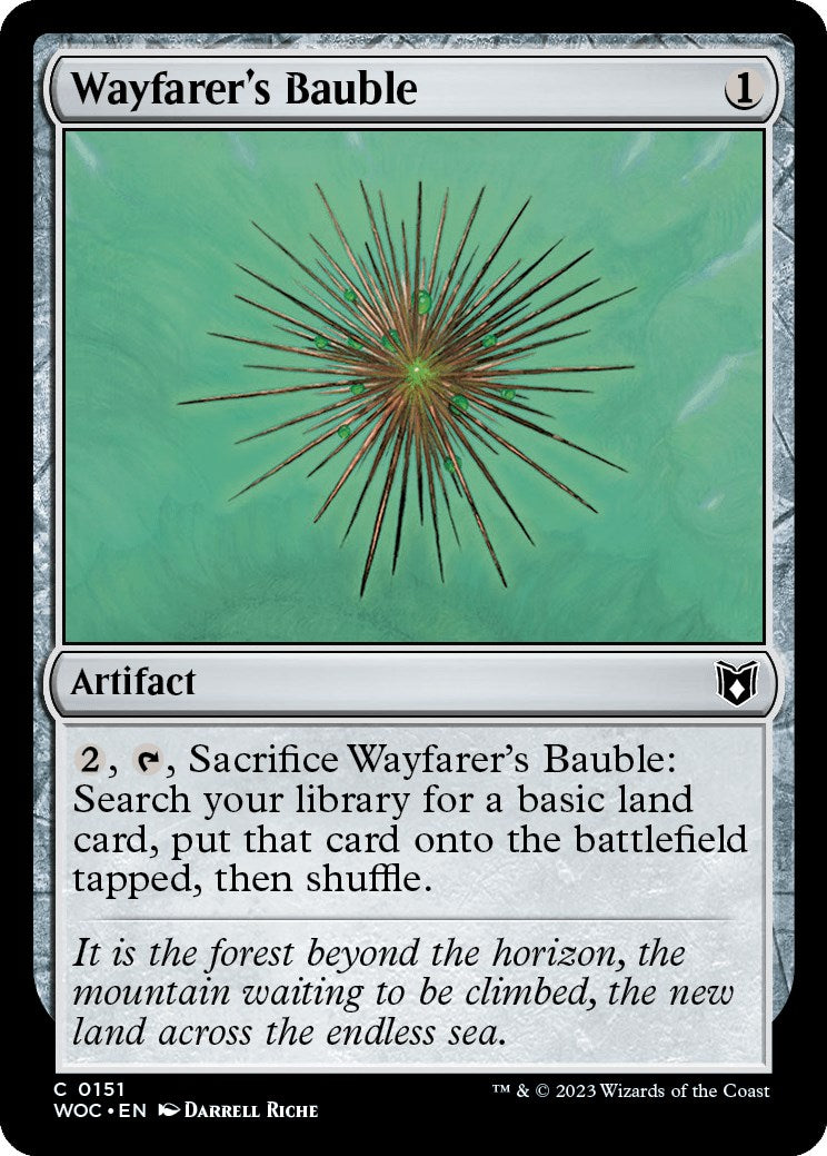 Wayfarer's Bauble [Wilds of Eldraine Commander] | Local Legends