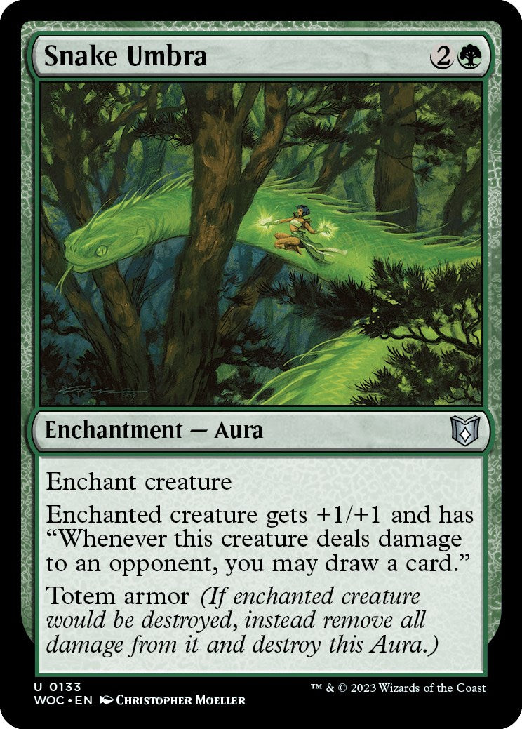 Snake Umbra [Wilds of Eldraine Commander] | Local Legends