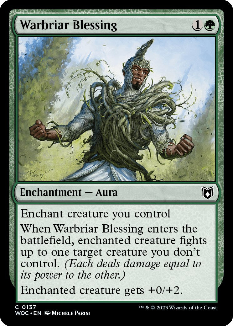 Warbriar Blessing [Wilds of Eldraine Commander] | Local Legends