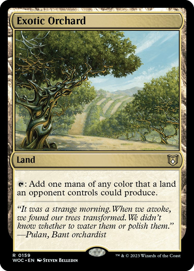 Exotic Orchard [Wilds of Eldraine Commander] | Local Legends