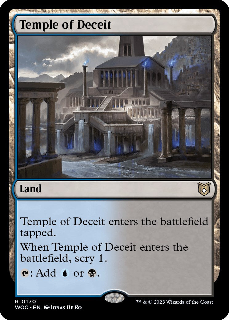 Temple of Deceit [Wilds of Eldraine Commander] | Local Legends