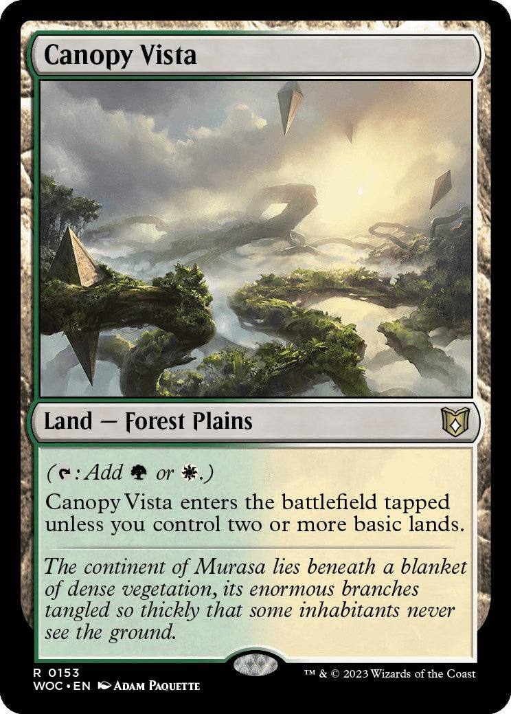 Canopy Vista [Wilds of Eldraine Commander] | Local Legends