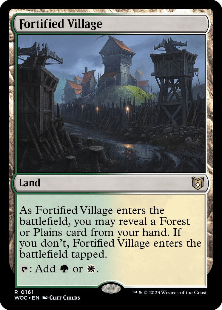 Fortified Village [Wilds of Eldraine Commander] | Local Legends