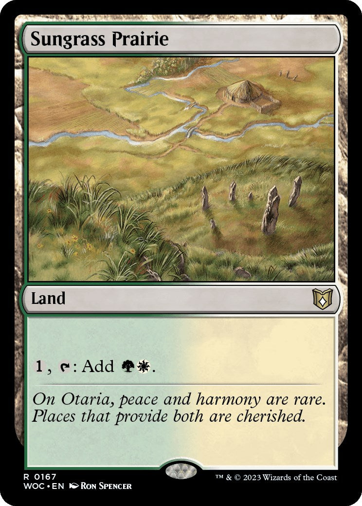 Sungrass Prairie [Wilds of Eldraine Commander] | Local Legends