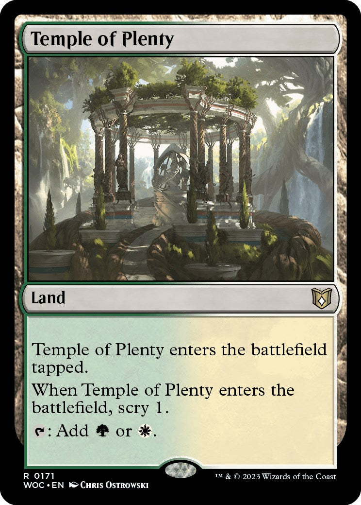 Temple of Plenty [Wilds of Eldraine Commander] | Local Legends