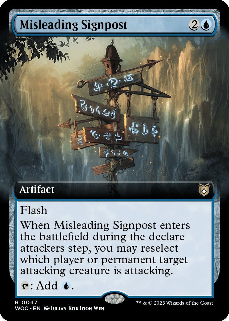 Misleading Signpost (Extended Art) | Local Legends