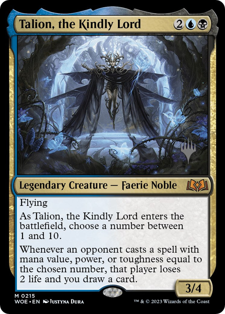 Talion, the Kindly Lord (Promo Pack) [Wilds of Eldraine Promos] | Local Legends