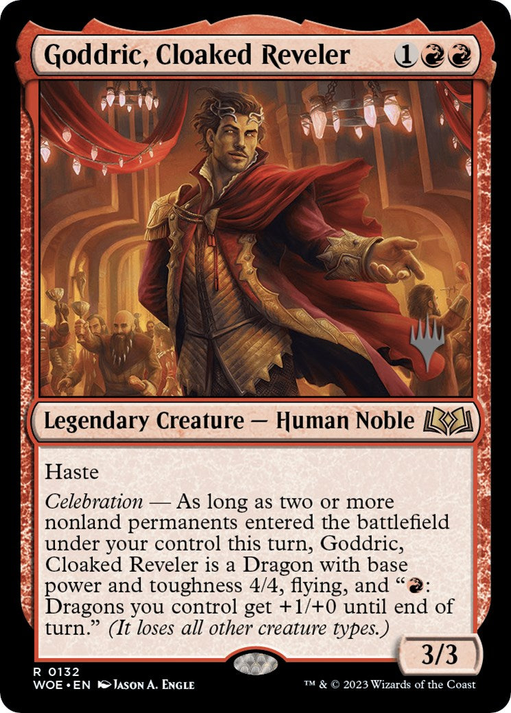 Goddric, Cloaked Reveler (Promo Pack) [Wilds of Eldraine Promos] | Local Legends