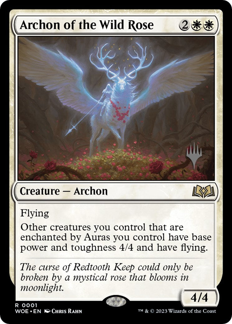 Archon of the Wild Rose (Promo Pack) [Wilds of Eldraine Promos] | Local Legends