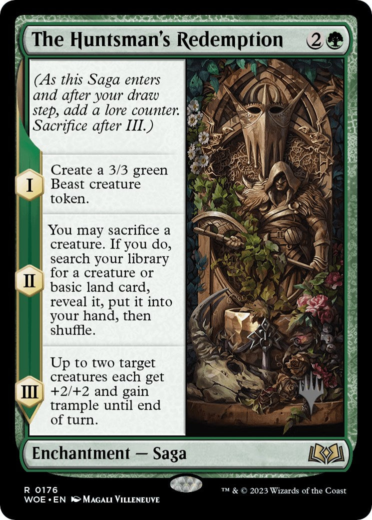 The Huntsman's Redemption (Promo Pack) [Wilds of Eldraine Promos] | Local Legends