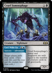 Cruel Somnophage // Can't Wake Up (Promo Pack) [Wilds of Eldraine Promos] | Local Legends