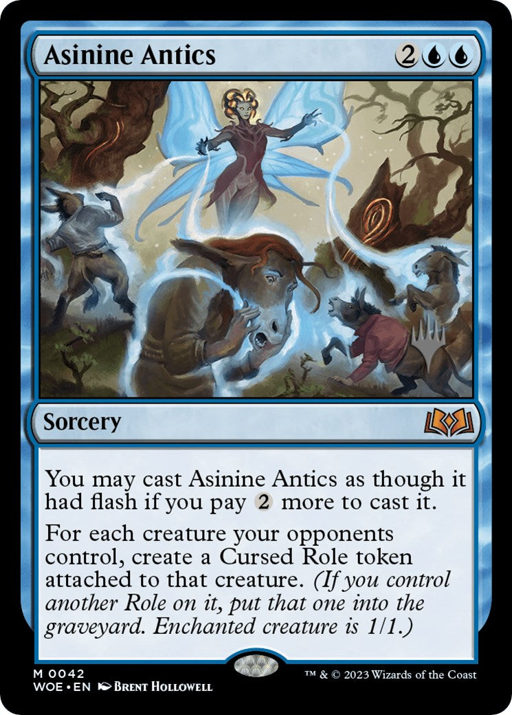 Asinine Antics (Promo Pack) [Wilds of Eldraine Promos] | Local Legends