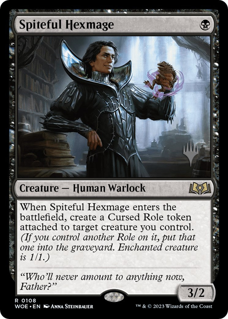Spiteful Hexmage (Promo Pack) [Wilds of Eldraine Promos] | Local Legends