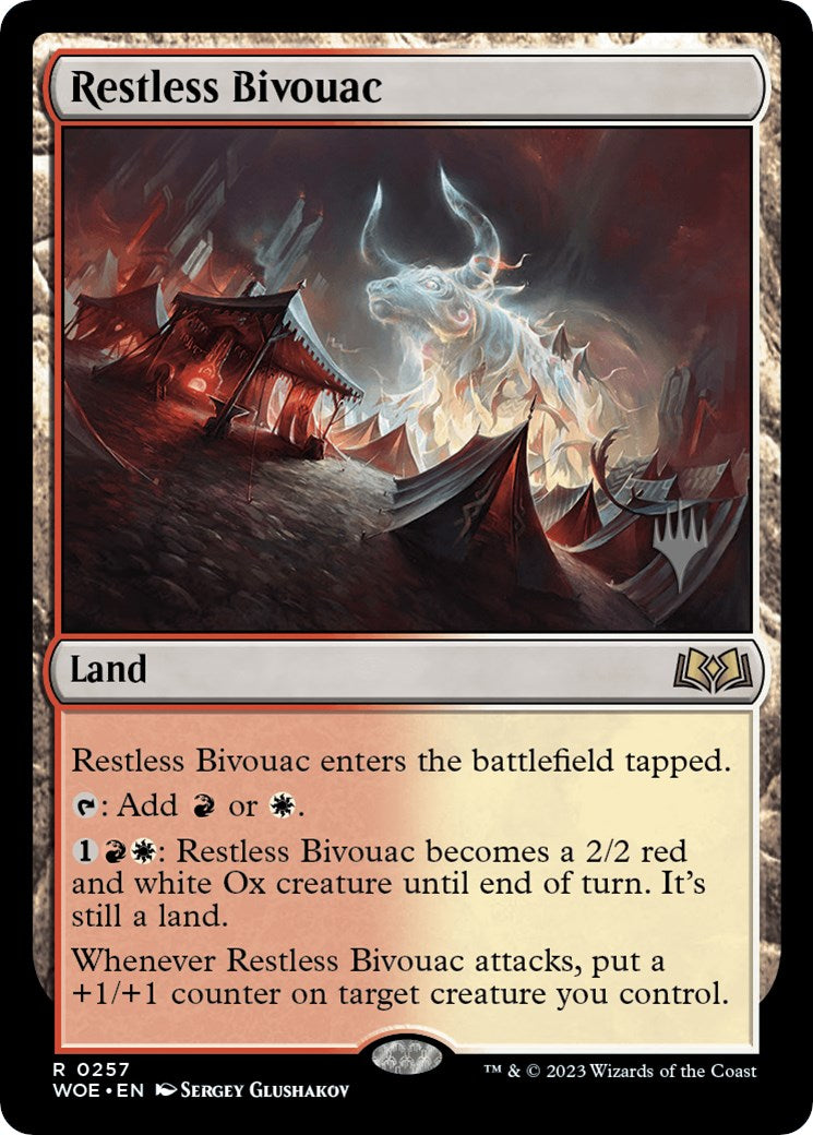 Restless Bivouac (Promo Pack) [Wilds of Eldraine Promos] | Local Legends
